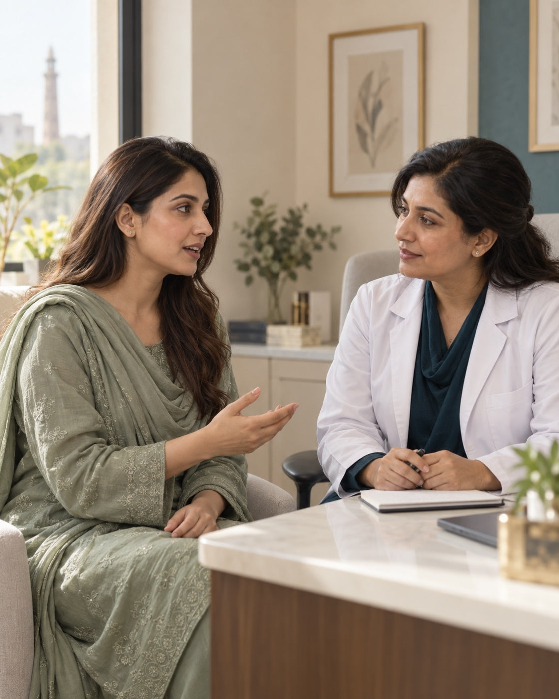 Illustrative consultation with Pakistani adults